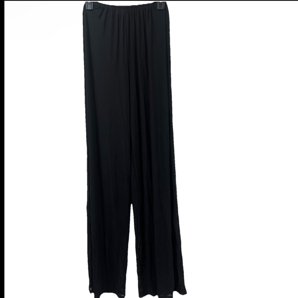 Naked wardrobe Swim Sheer wide leg pant coverup size XS